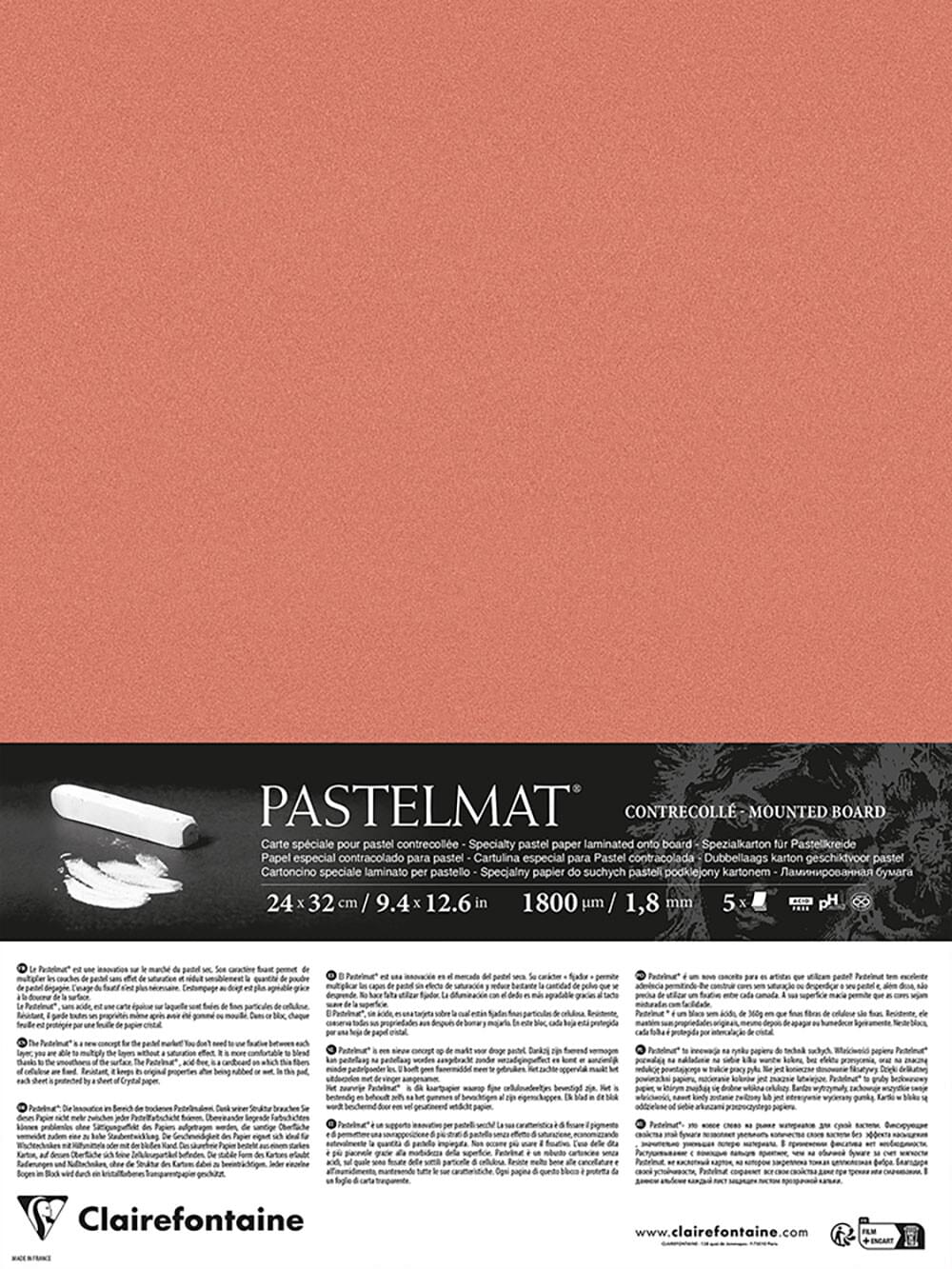Pastelmat Paper, Pack of 5 (White) - 50x70cm