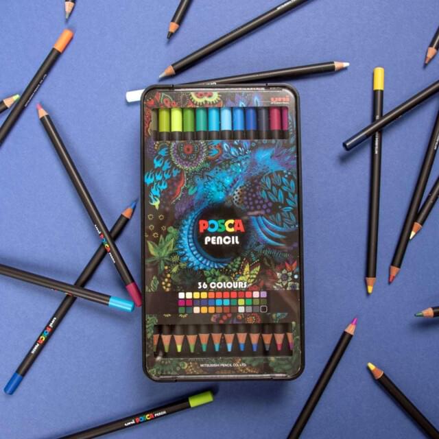 Posca Oil-Based Colouring Pencils